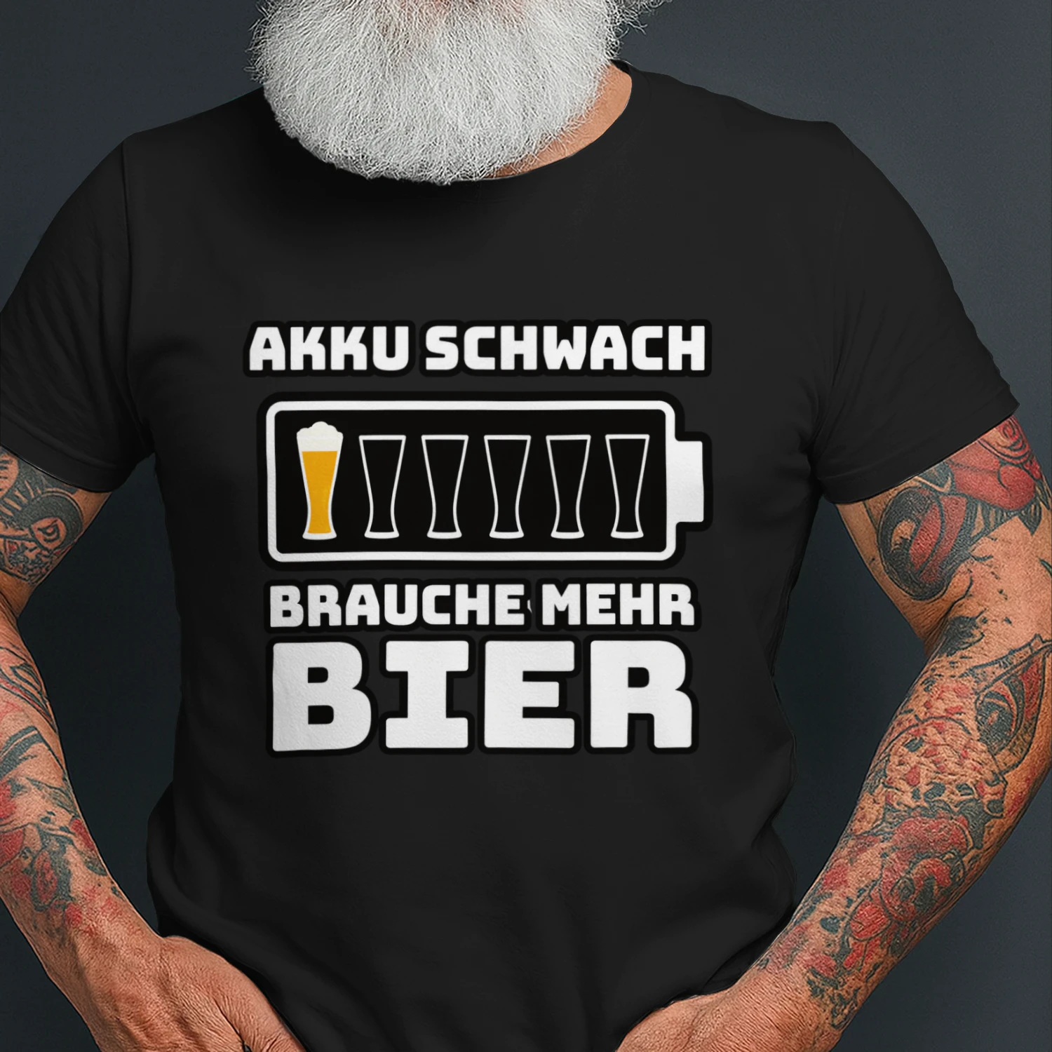 Akku Schwach Bier T-Shirt