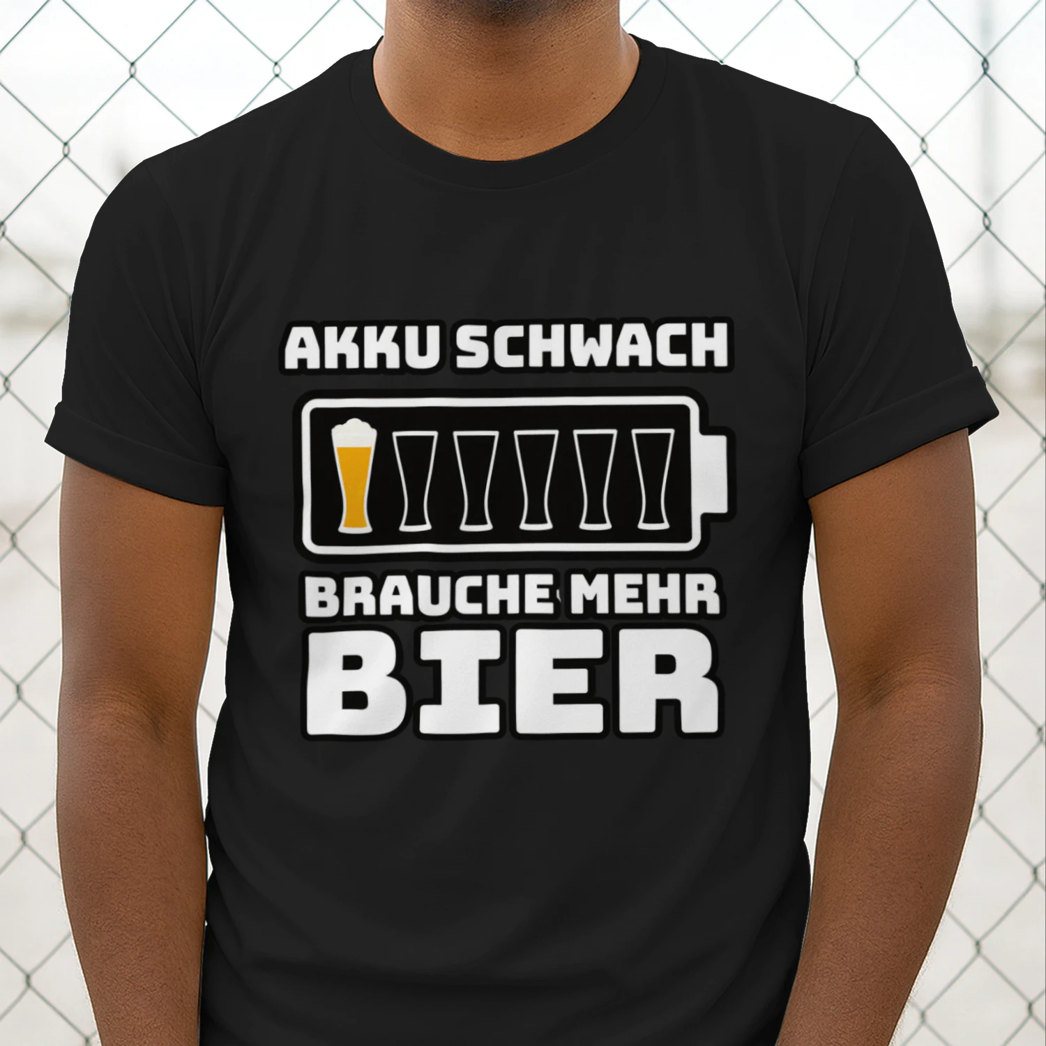 Akku Schwach Bier T-Shirt