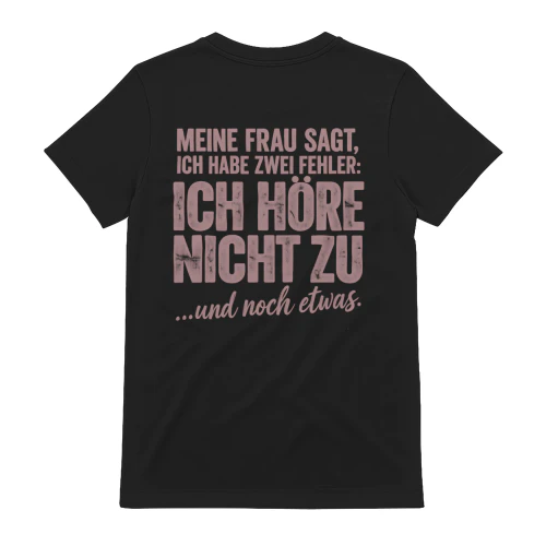 Lustiges Deutsches T-Shirt für Ehemann mit Ehe Humor
