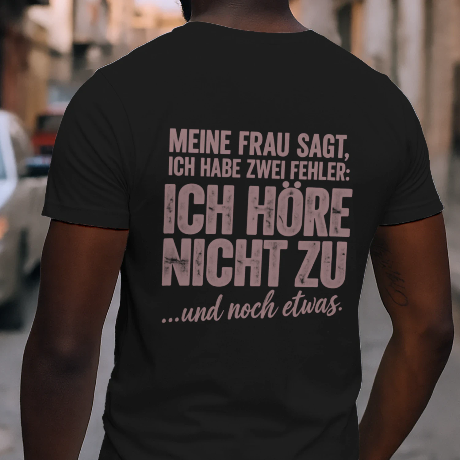 Lustiges Deutsches T-Shirt für Ehemann mit Ehe Humor