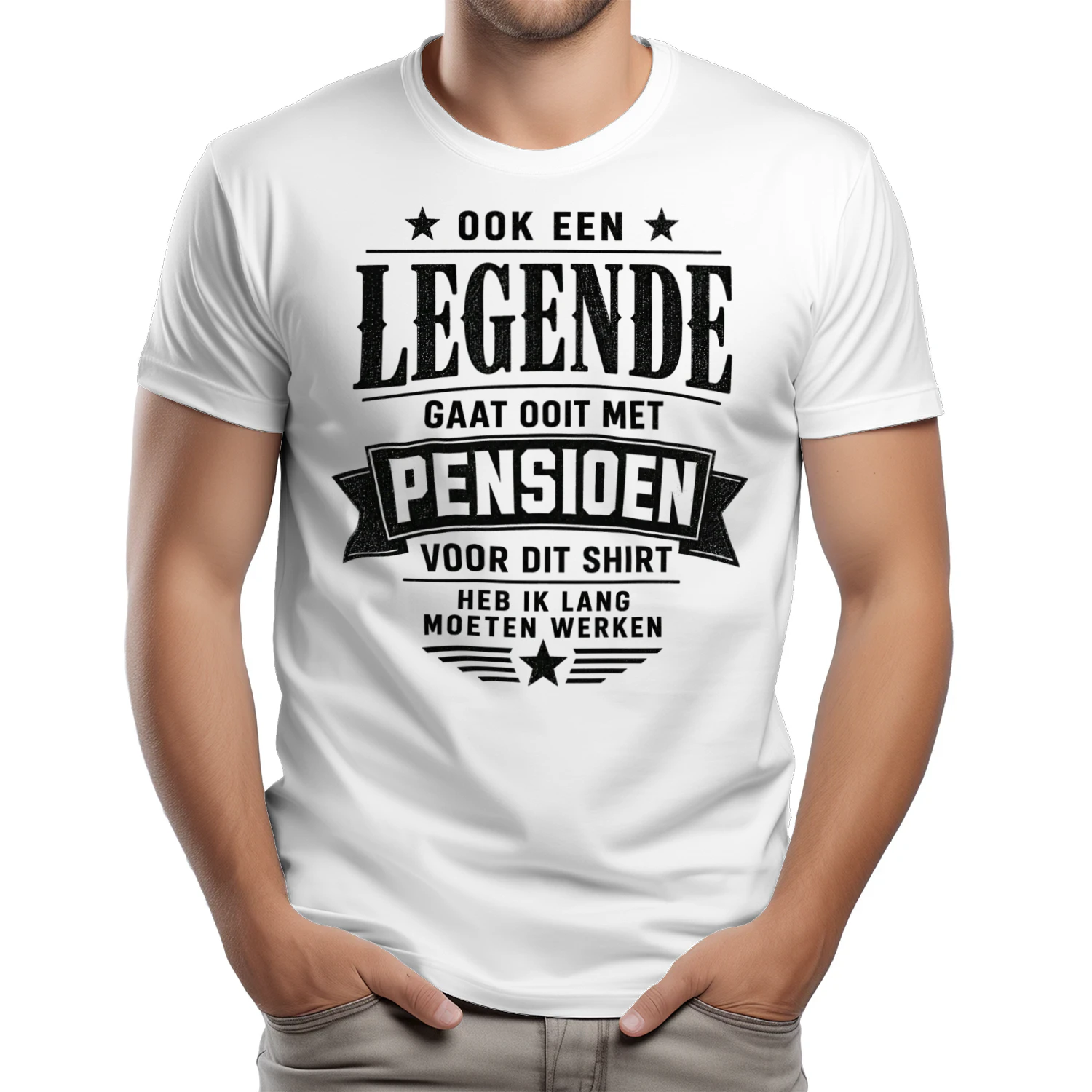Ook Een Legende Gaat Ooit Met Pensioen – Grappig Pensioen T-shirt