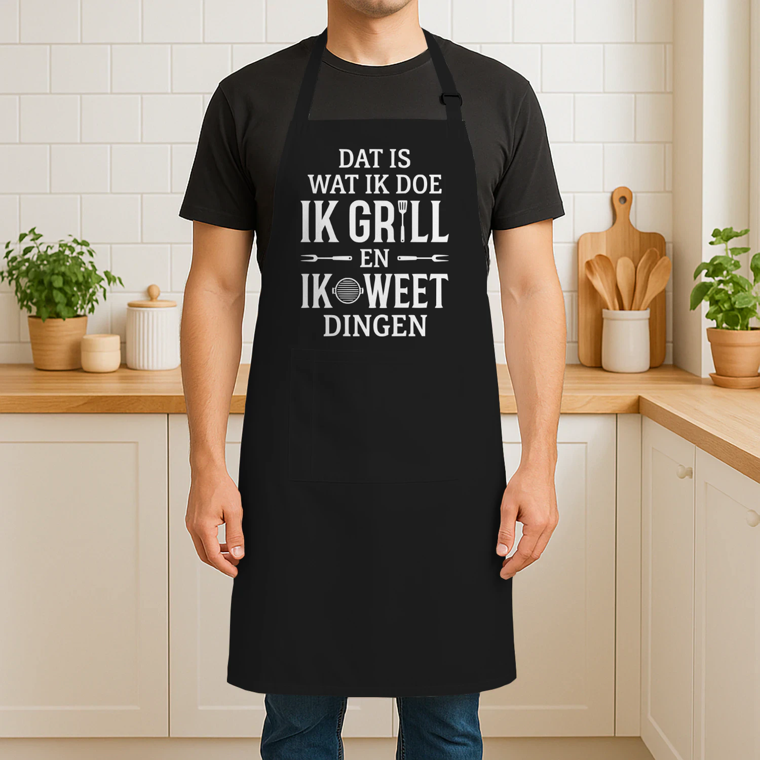 Dat Is Wat Ik Doe Ik Grill En Ik Weet Dingen – Grappige Barbecue BBQ Grillmaster
