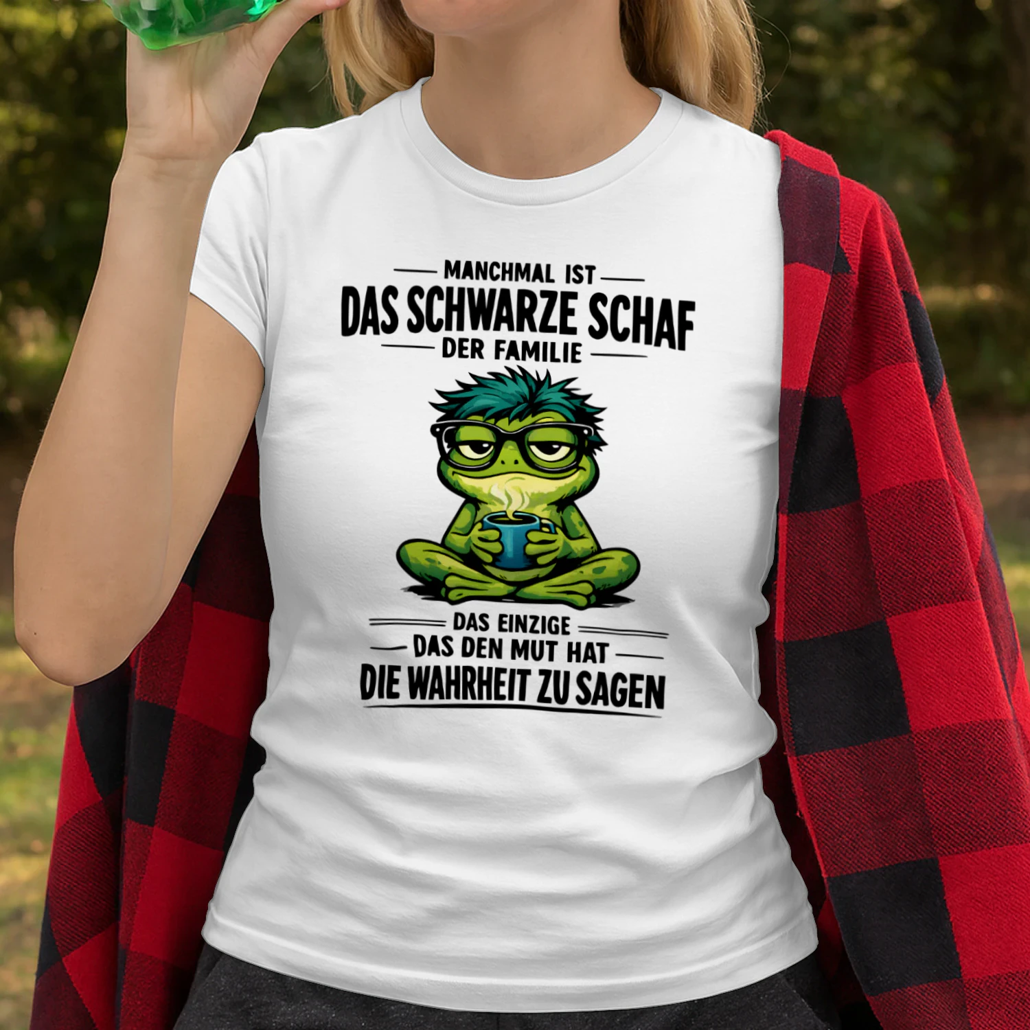 Schwarzes Schaf der Familie – Lustiger Spruch für Familienhumor