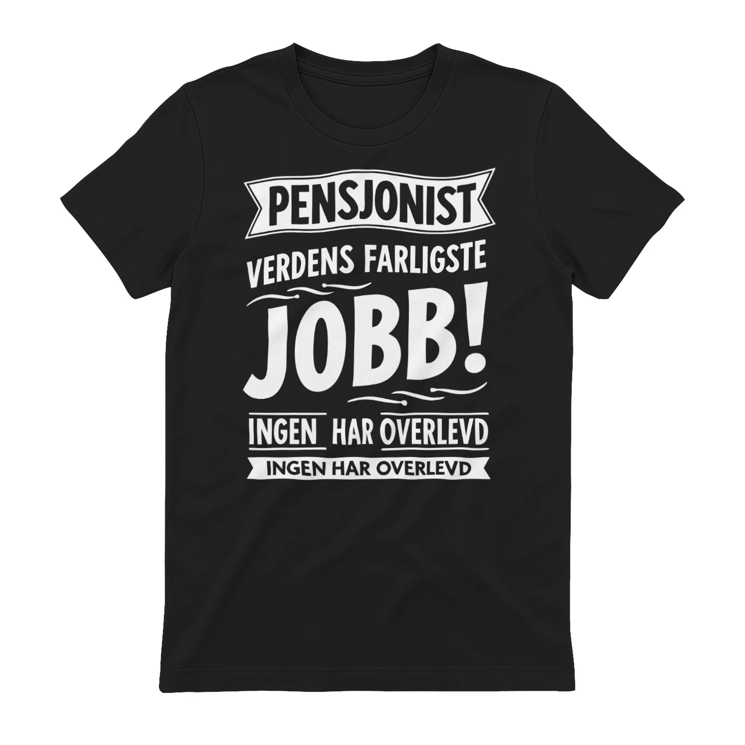 Morsomme sitater om jobb "Farlig Jobb" slagord - Med norsk humor