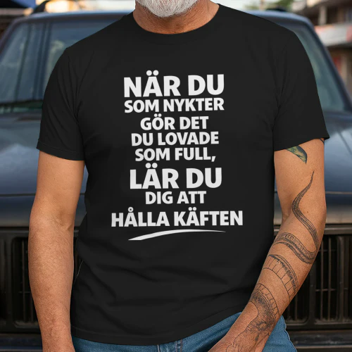 När du är nykter
