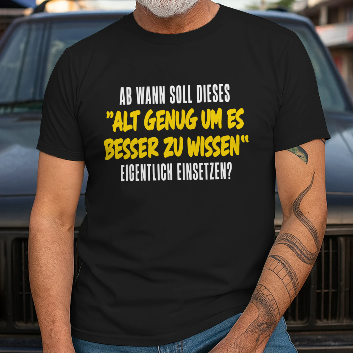 Lustiger Spruch für alle, die mit Humor durchs Leben gehen