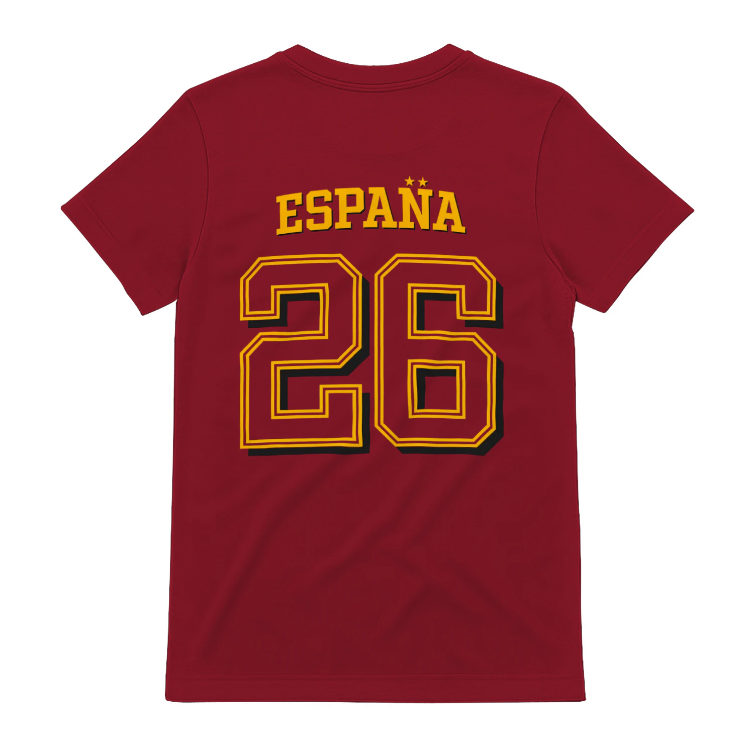 🏆 España Campeones 2026 Roja con Diseño Deportivo para Aficionados al Fútbol ❤️💛 🏆