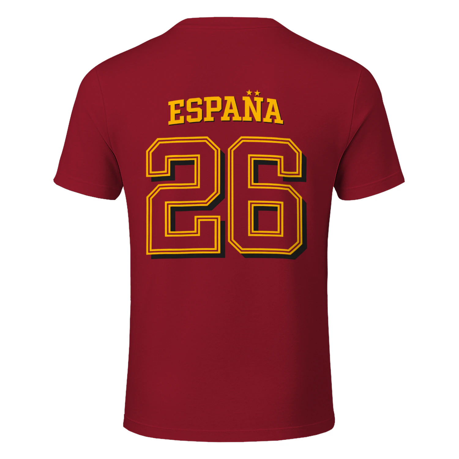 🏆 España Campeones 2026 Roja con Diseño Deportivo para Aficionados al Fútbol ❤️💛 🏆