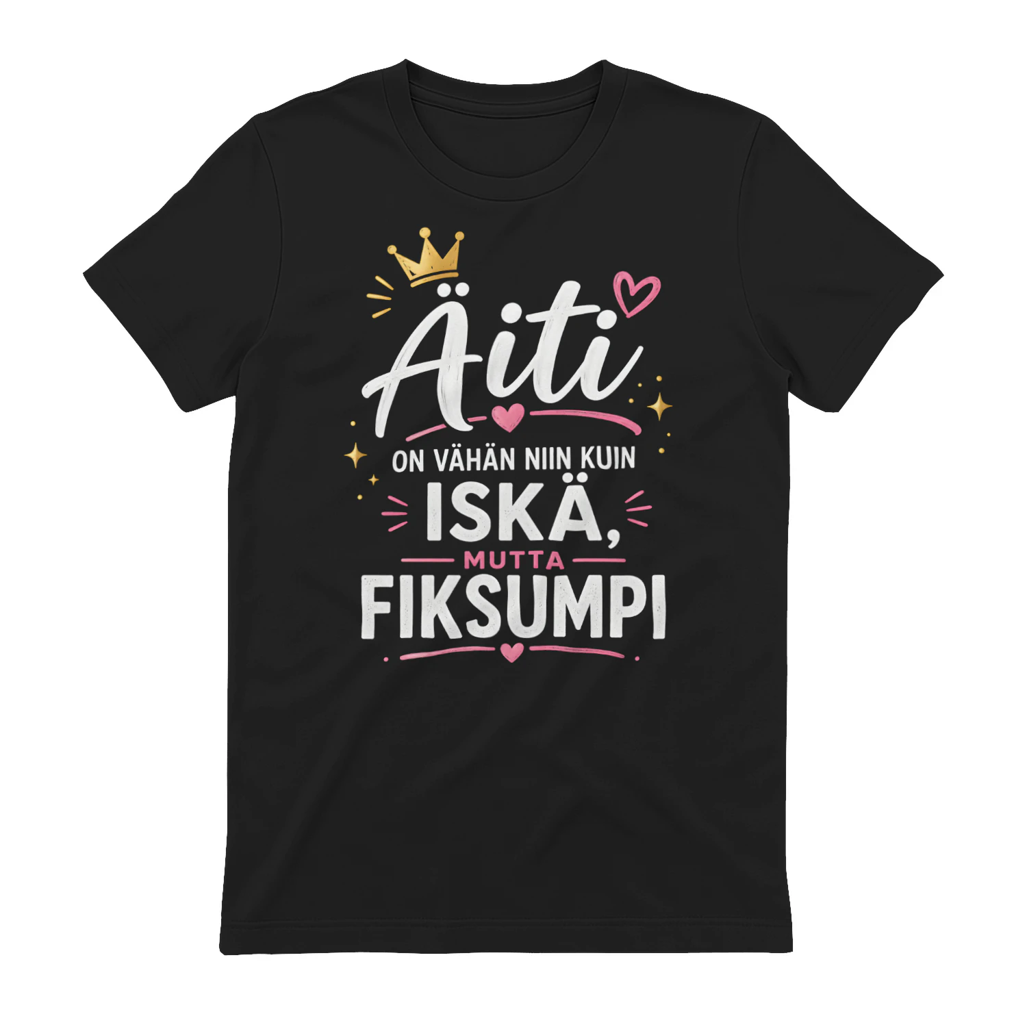 Äiti on vähän niin kuin iskä, mutta fiksumpi.