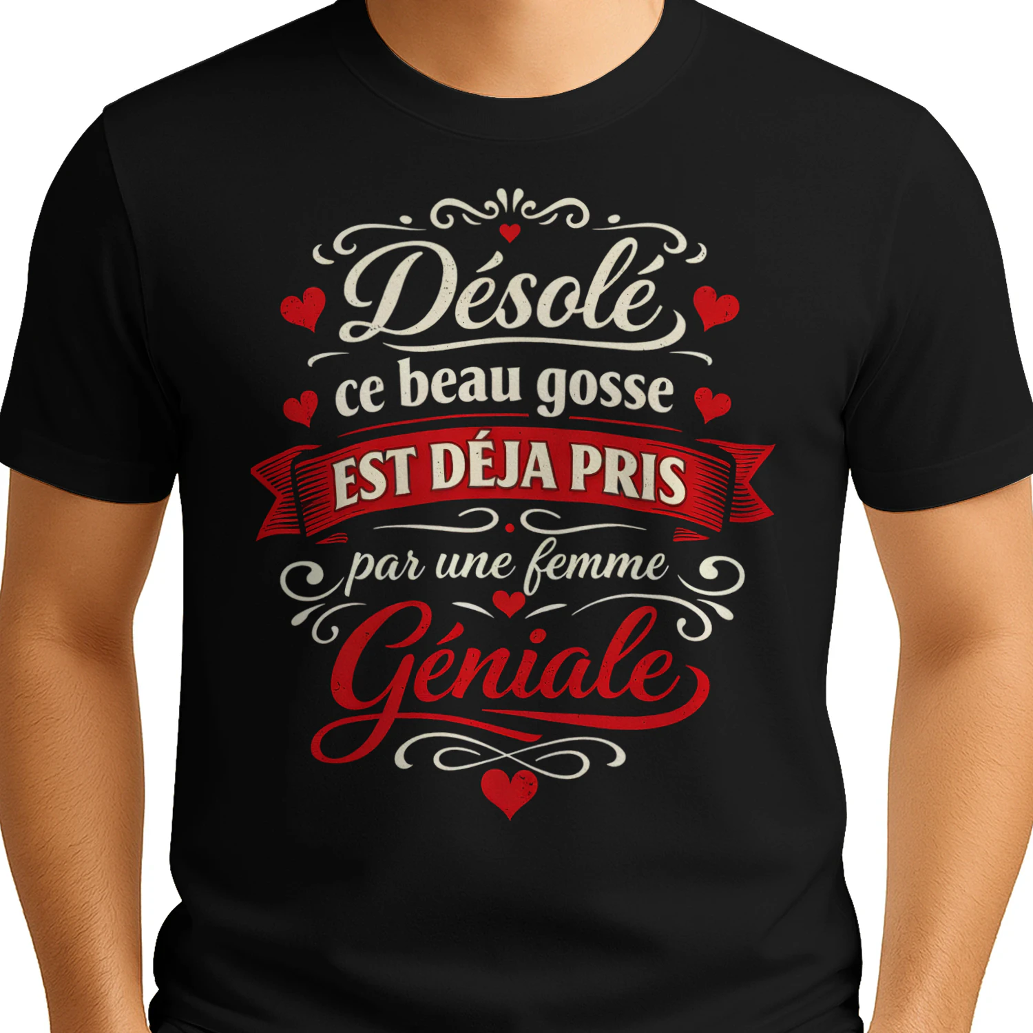Beau Gosse Est Pris Joyeuse Saint Valentin Couple Cadeau.