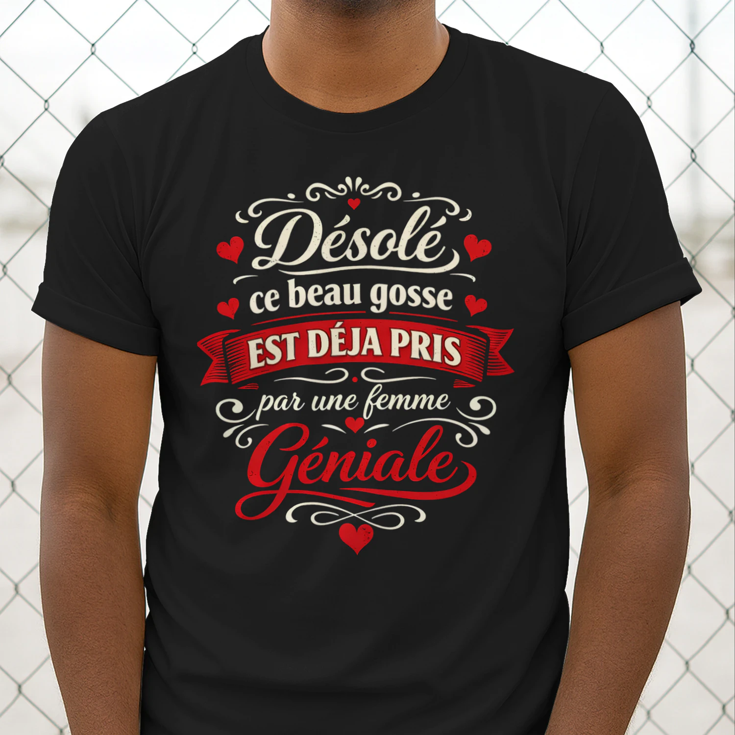 Beau Gosse Est Pris Joyeuse Saint Valentin Couple Cadeau.