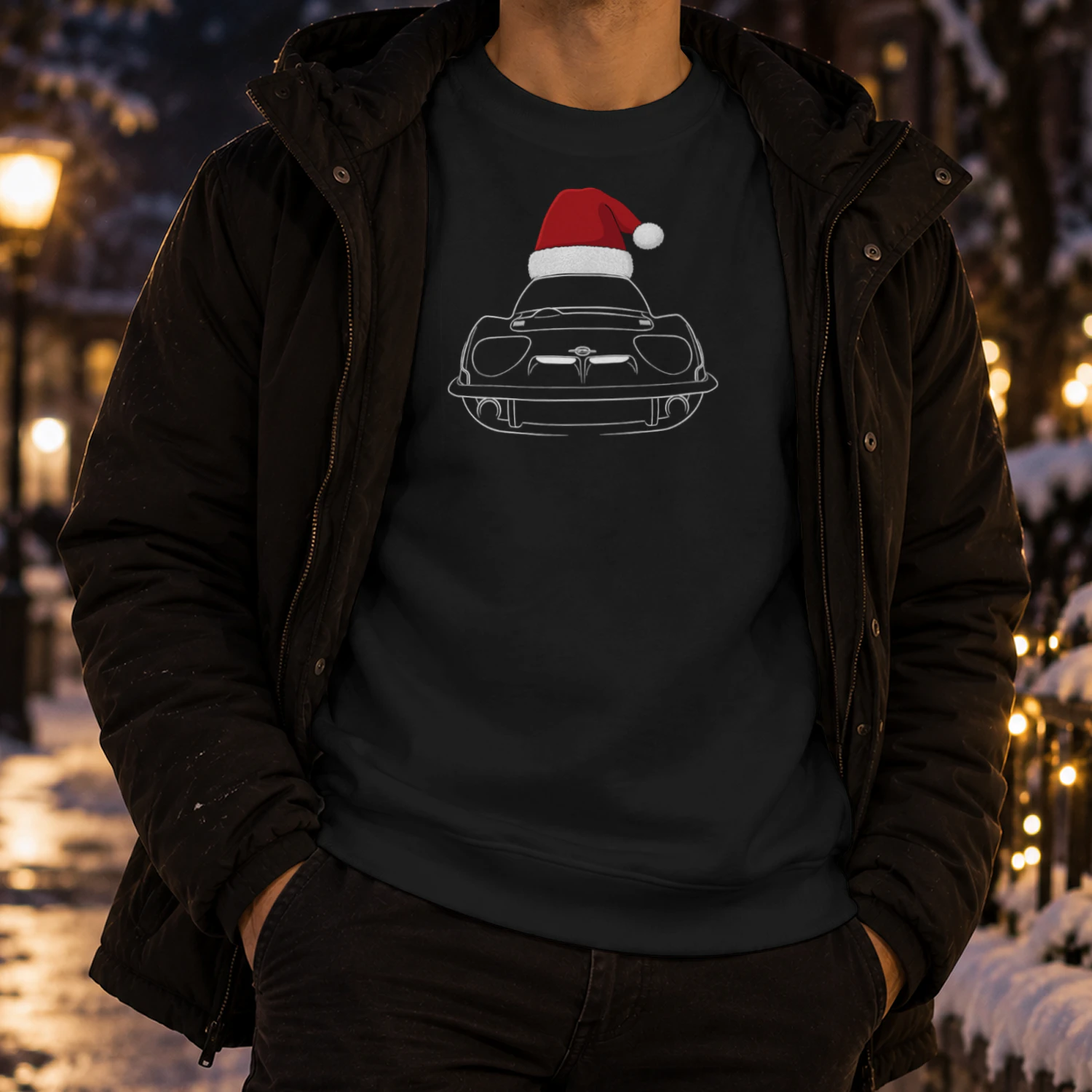 opel Gt santa hat