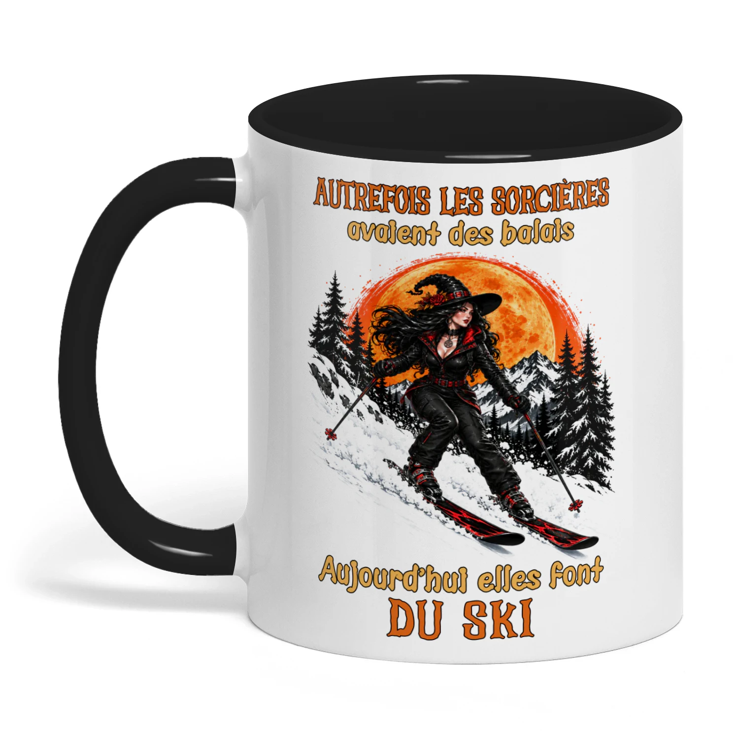 FR0239 - Autrefois les sorcières avaient des balais Aujourd'hui elles font du ski