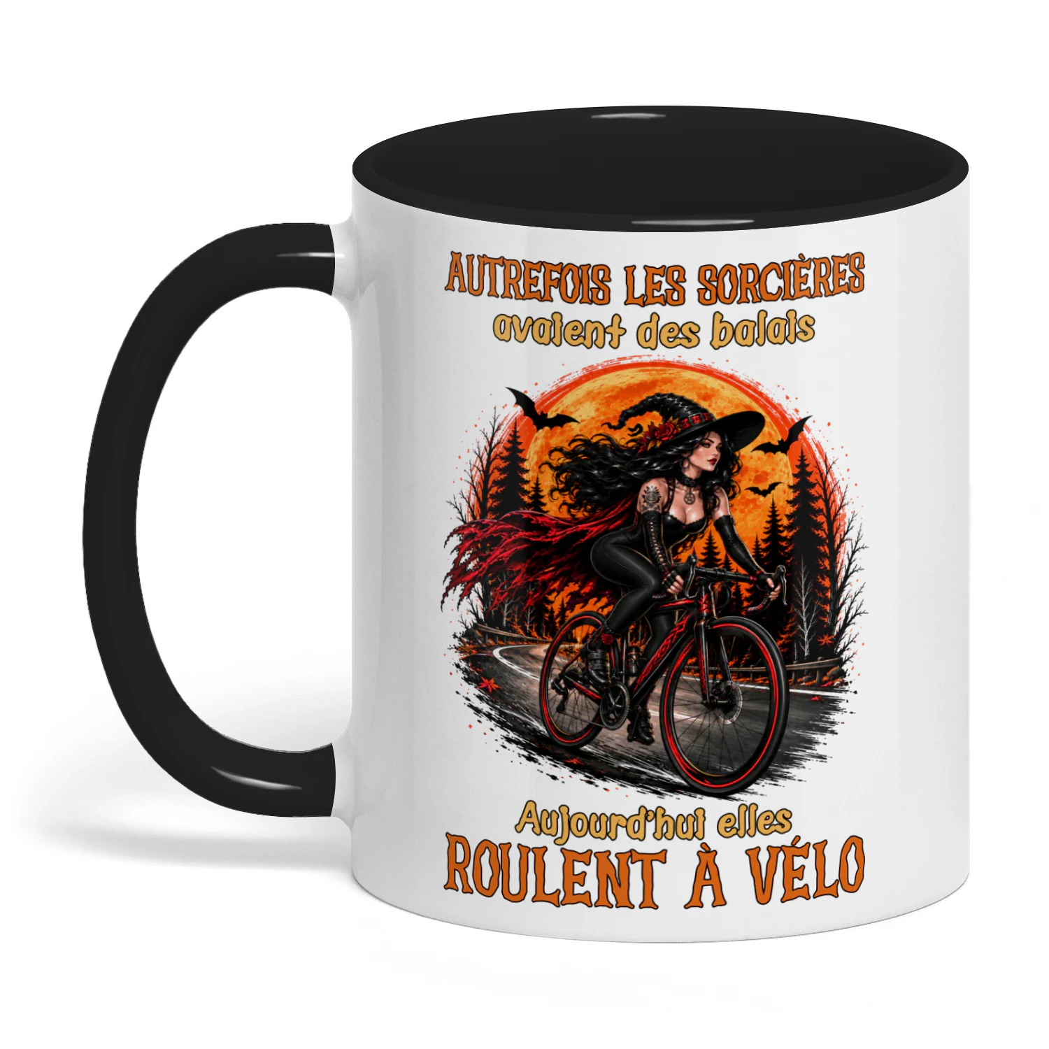 FR0225 - Autrefois les sorcières avaient des balais Aujourd'hui elles roulent à vélo