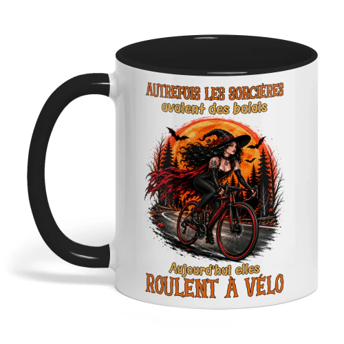 FR0225 - Autrefois les sorcières avaient des balais Aujourd'hui elles roulent à vélo