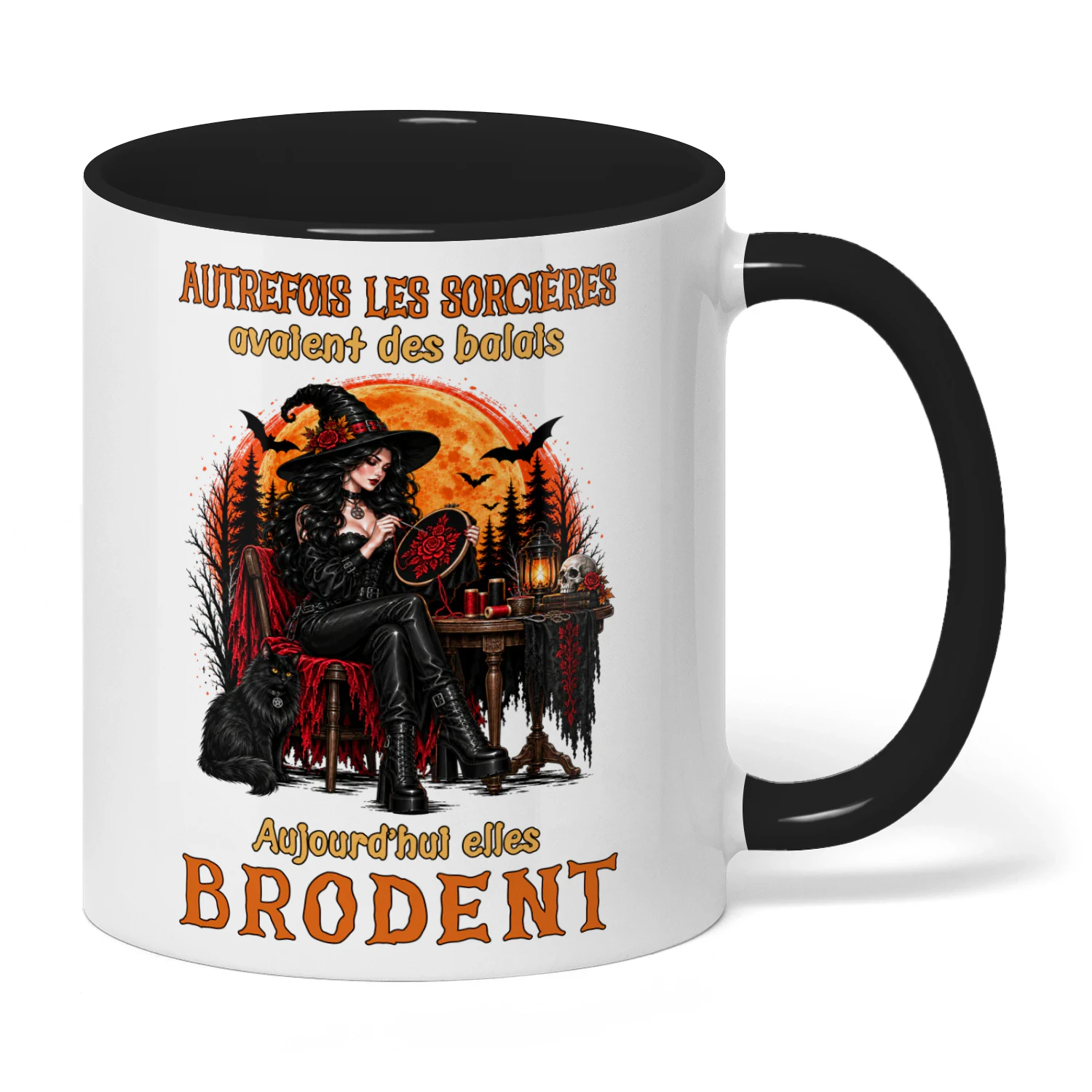 FR0251 - Autrefois les sorcières avaient des balais Aujourd'hui elles brodent