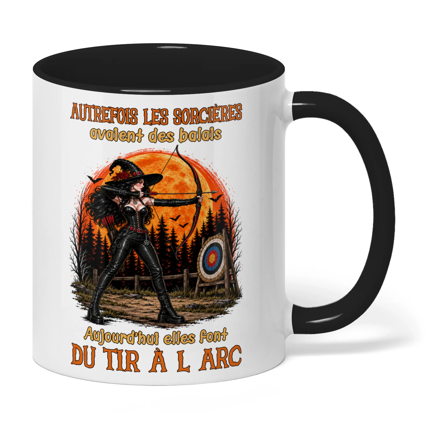 FR0244 - Autrefois les sorcières avaient des balais Aujourd'hui elles font du tir à l'arc