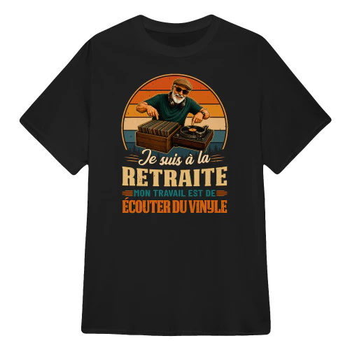 FR0097 - Je suis à la retraite mon travail est de écouter du vinyle