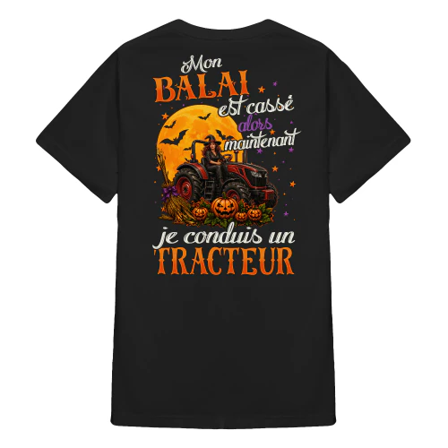 FR0202 - Mon balai est cassé alors maintenant je conduis un tracteur