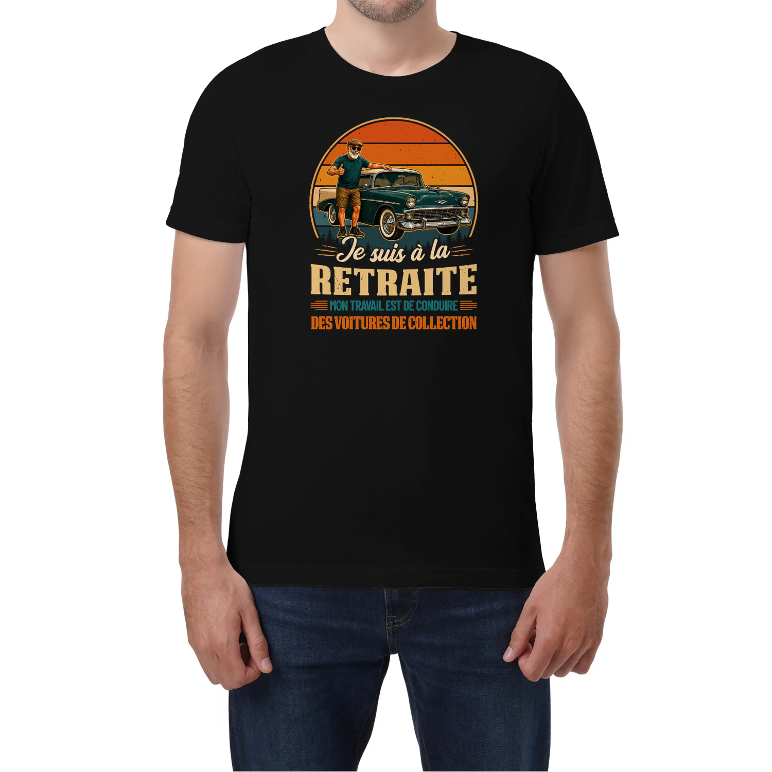 FR0090 - Je suis à la retraite mon travail est de conduire des voitures de collection