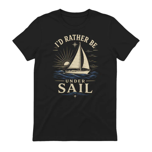 I'd Rather Be Under Sail T-Shirt