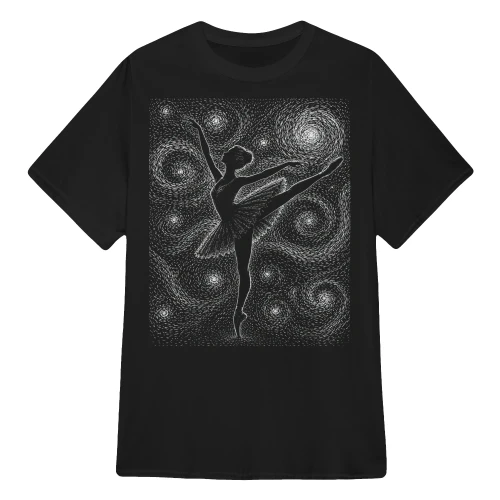 Celestial Ballet in Monochrome