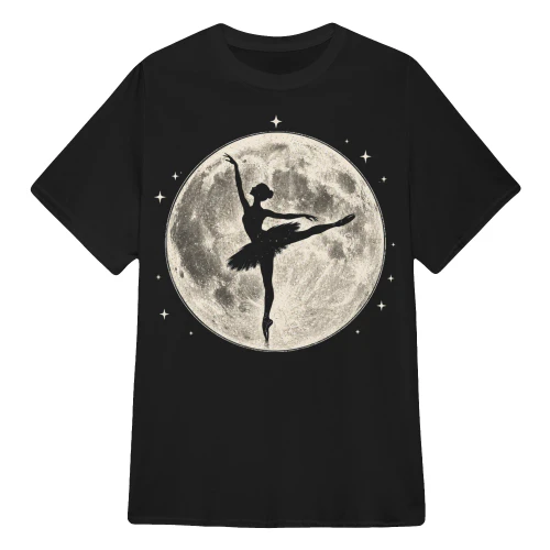 Moonlit Ballerina Among the Stars