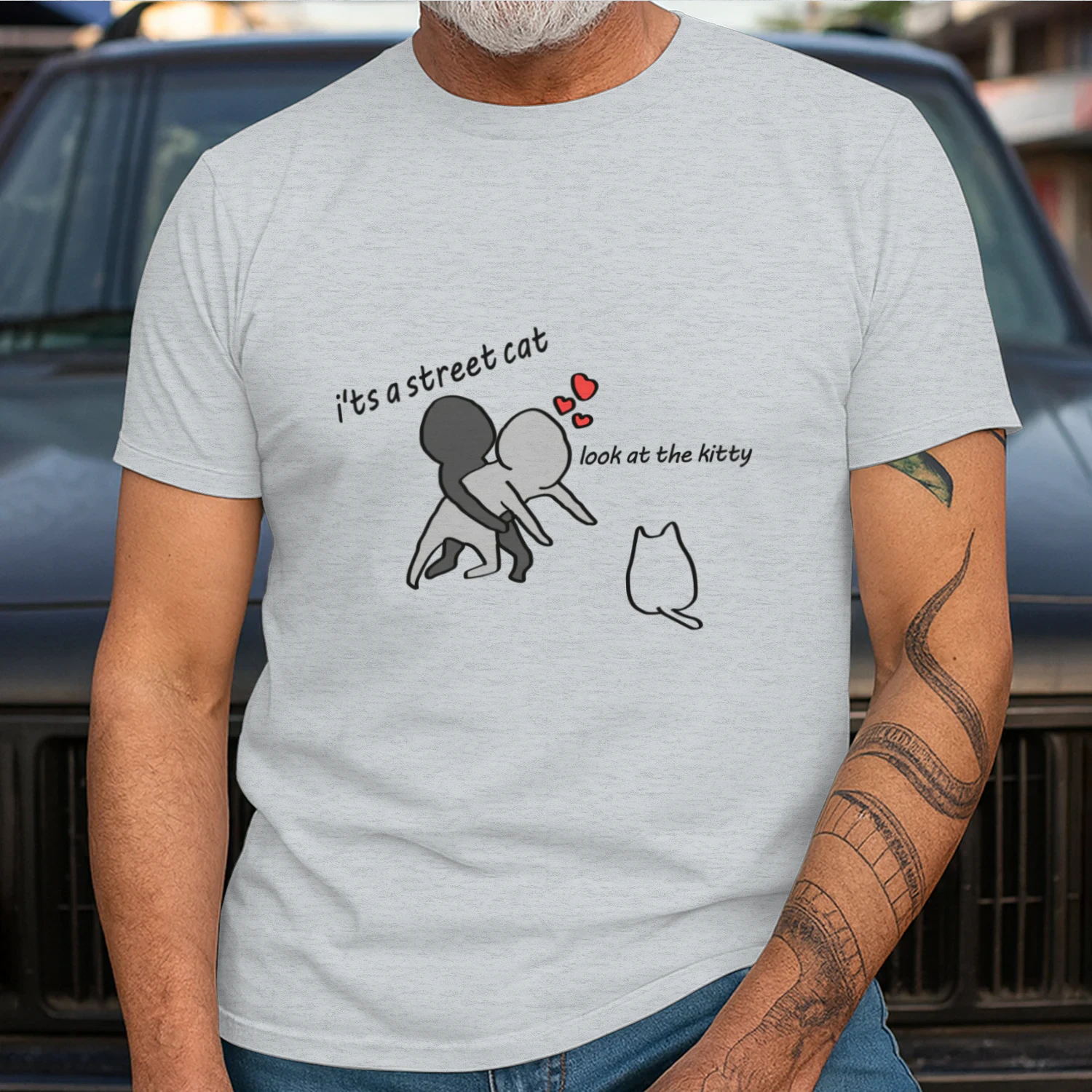 Funny Street Cat  – Cute Kitty Meme
