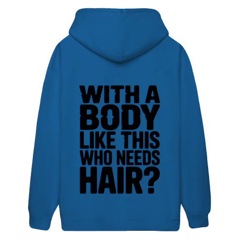 With A Body Like This Who Needs Hair Funny Bald Man
