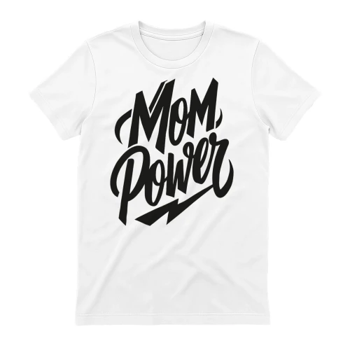 Mom Power Bold Graffiti Lettering - Strong Mother's Day Design
