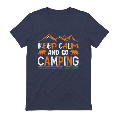 Keep Calm and Go Camping Bear Mountain - Bold Outdoor Design