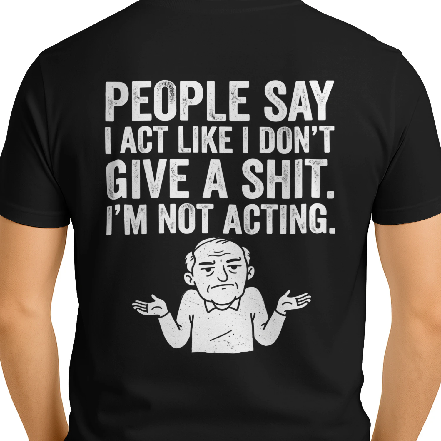 No Acting Graphic Tee