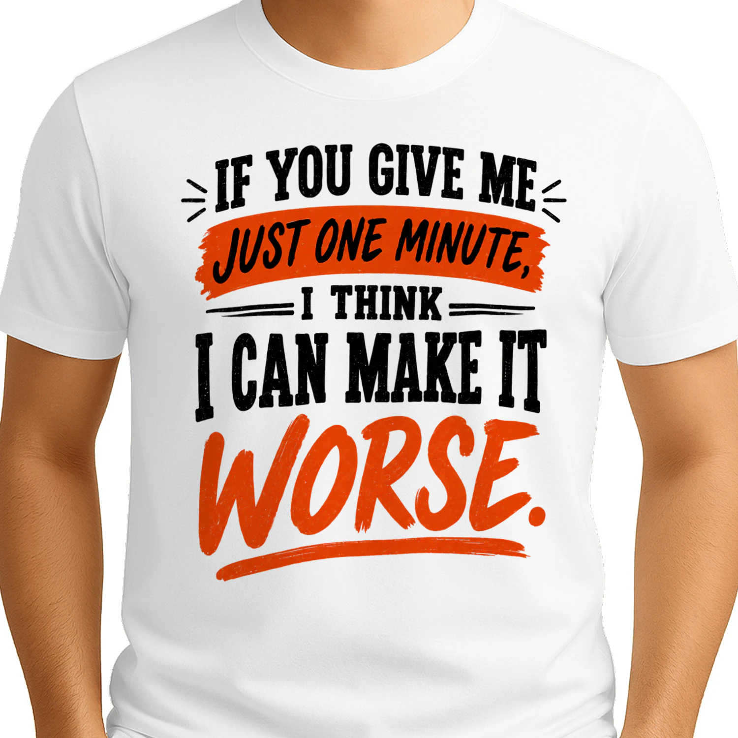 Just One Minute Graphic Tee 