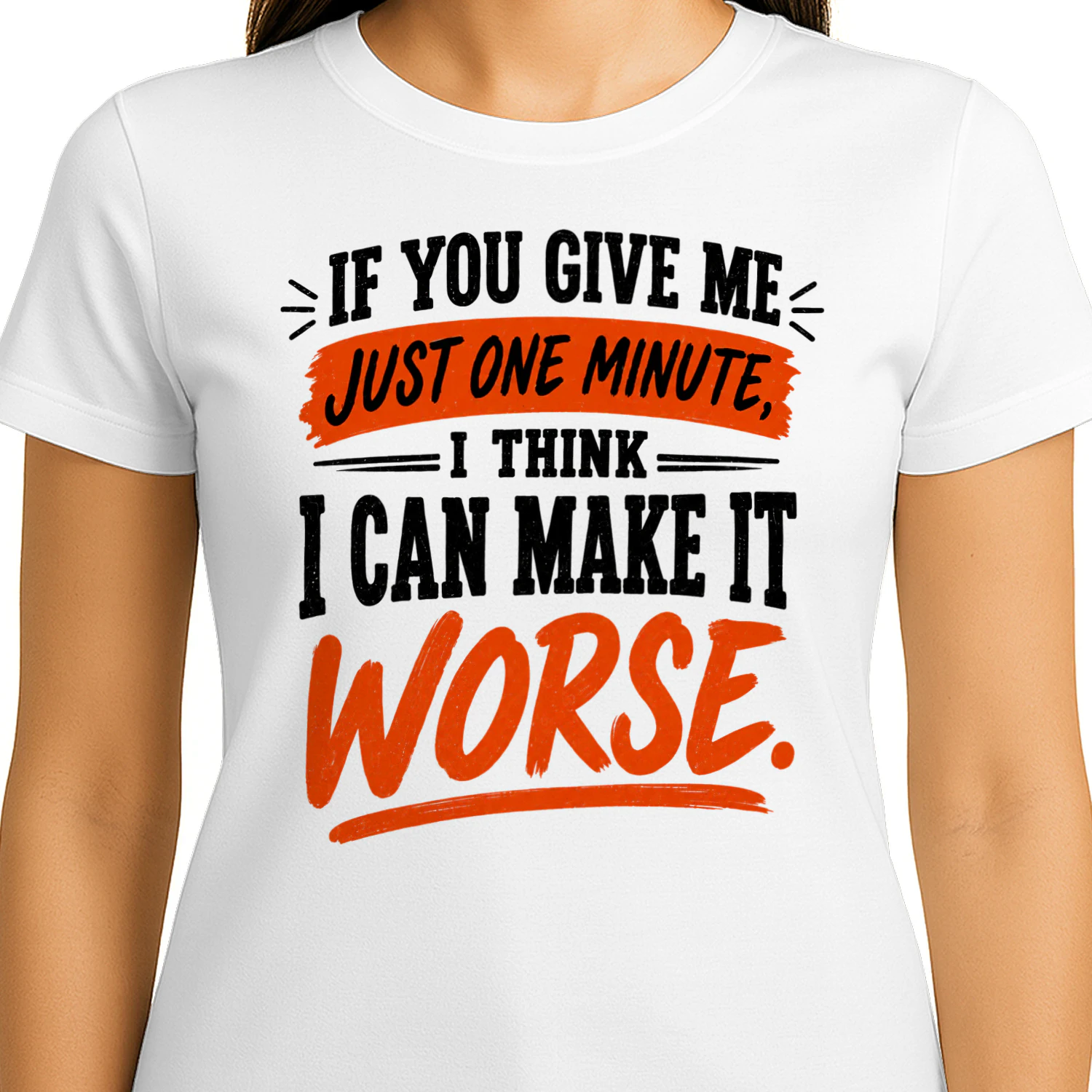 Just One Minute Graphic Tee 
