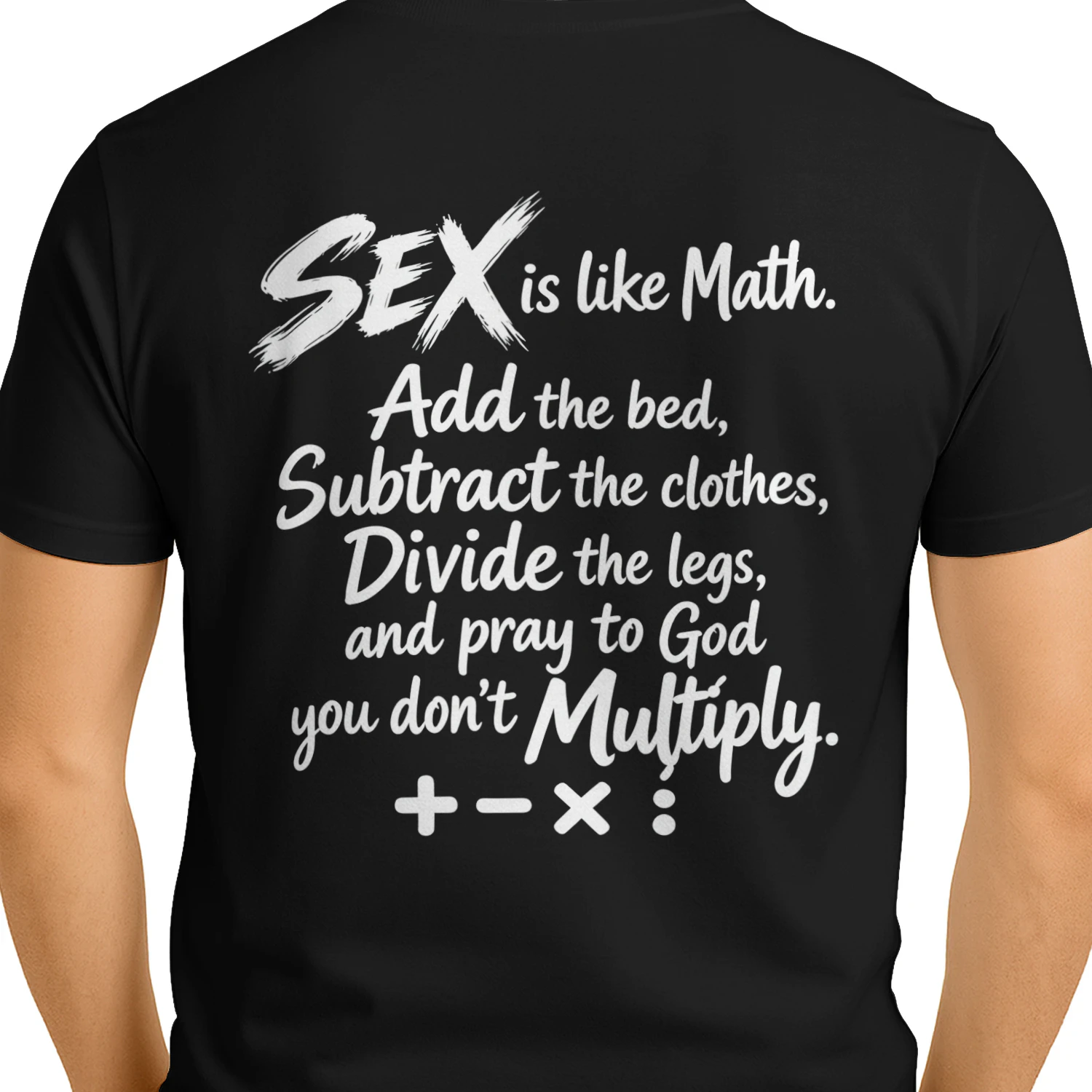 Sex Is Like Math Funny T-Shirt