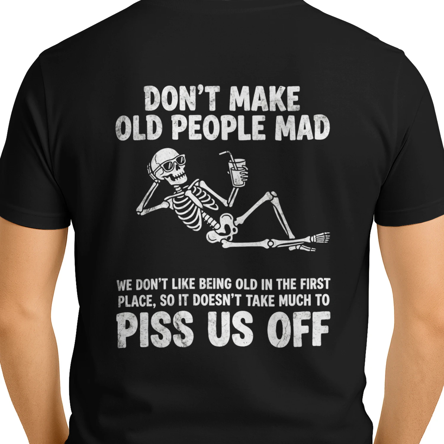 Don't Make Old People Mad Funny T-Shirt
