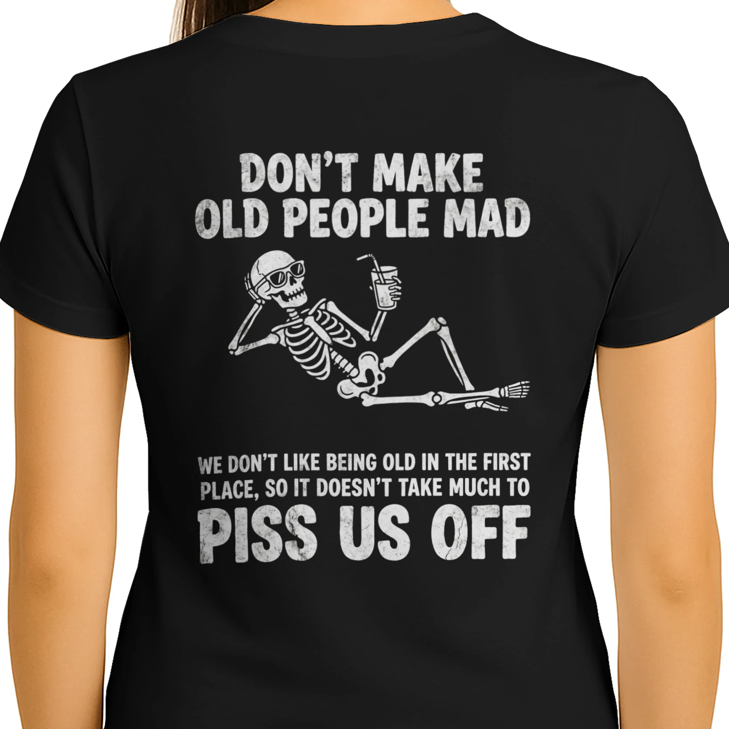 Don't Make Old People Mad Funny T-Shirt