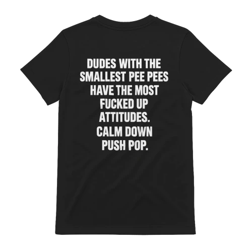 Smallest Pee Pees Humor Tee