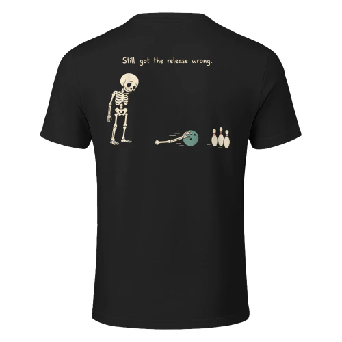 Skeleton Bowling Halloween Ten Pin Bowler Humor