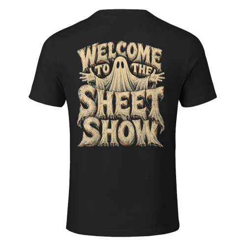 Welcome to The Sheetshow Shirt Cute Ghost Funny Halloween