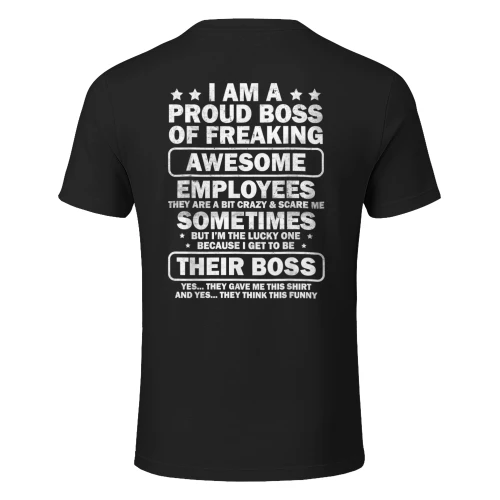 Funny Proud Boss Employee Appreciation Office Men Funny Boss