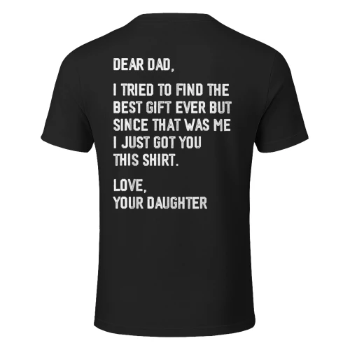 Dear Dad Funny Father's Day Saying from Daughter to Father