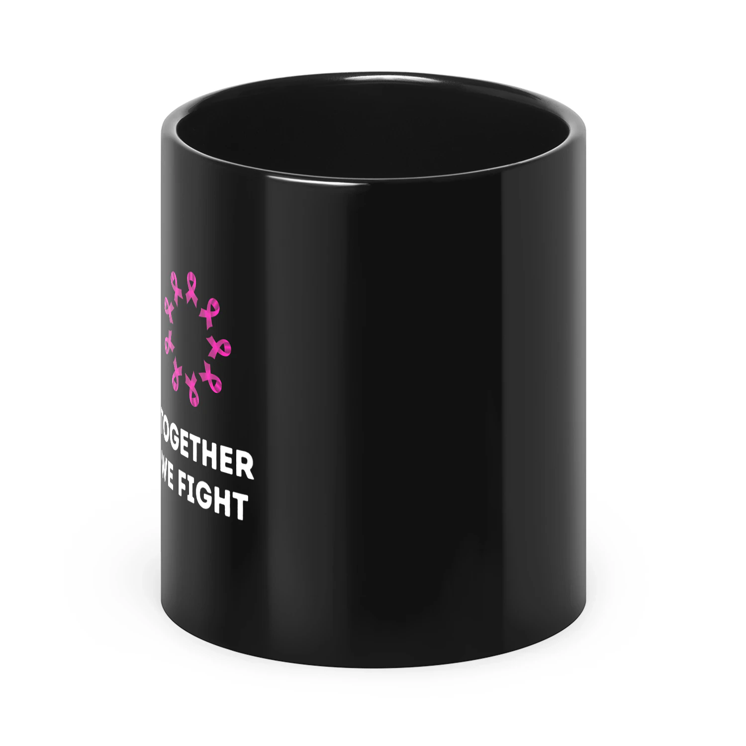 Together We Fight Breast Cancer Awareness mugs