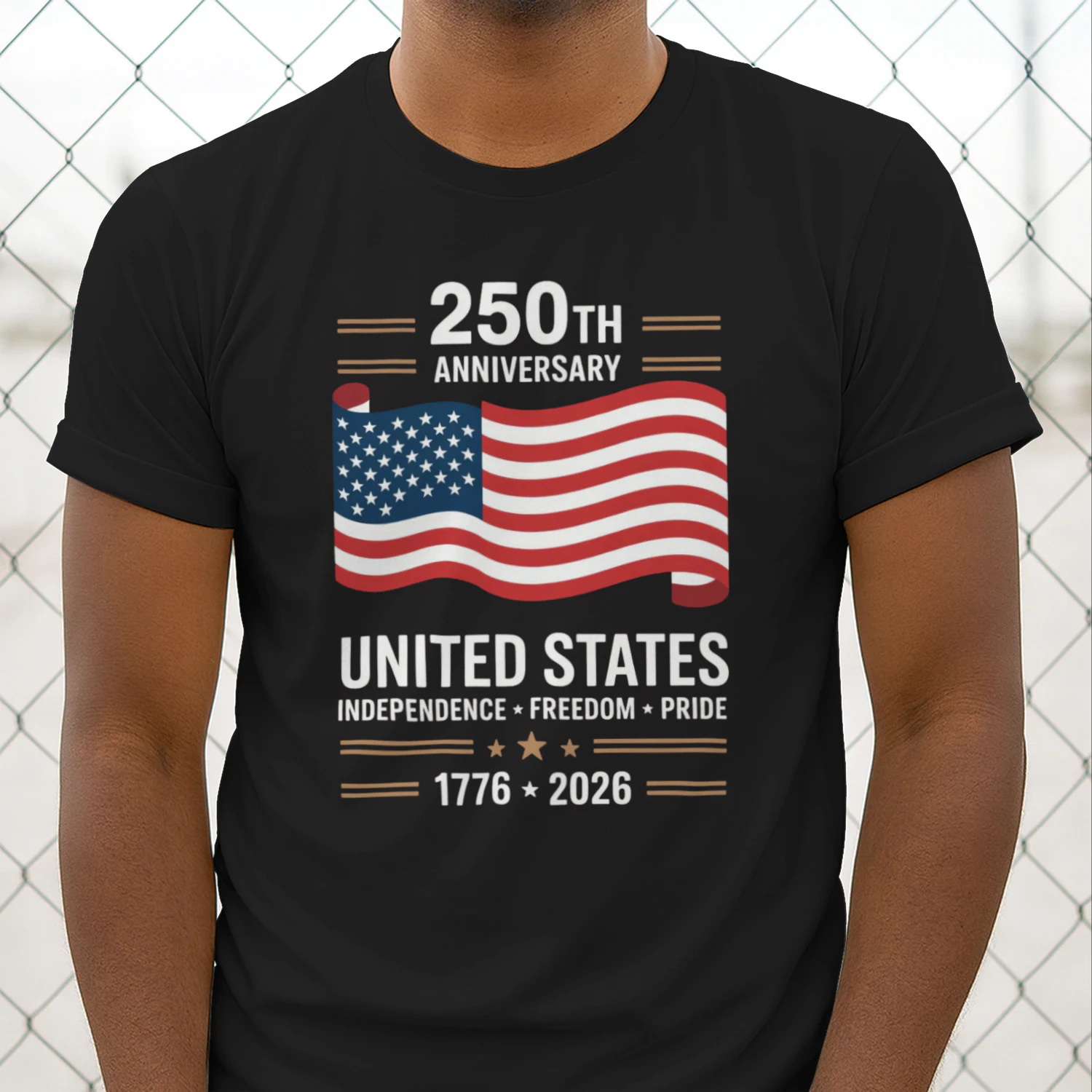 250 Anniversary USA 4th of July Patriotic 250 Years 