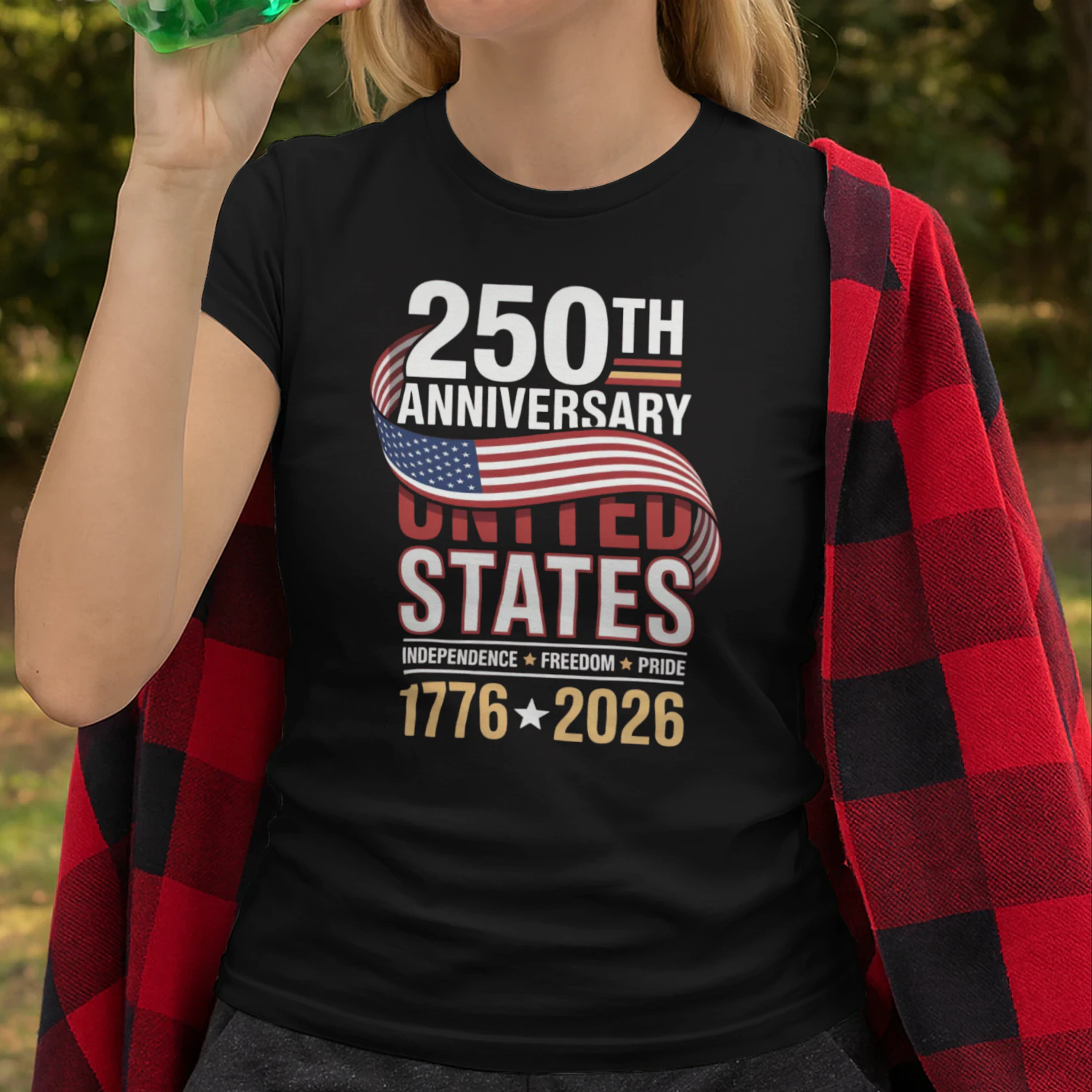 Men Women USA 250th Anniversary T-Shirt 1776-2026 American Flag Patriotic Tee Independence Day 2026 Gift Semiquincentennial United States Shirt