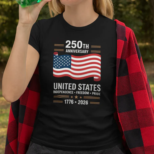 250 Anniversary USA 4th of July Patriotic 250 Years 