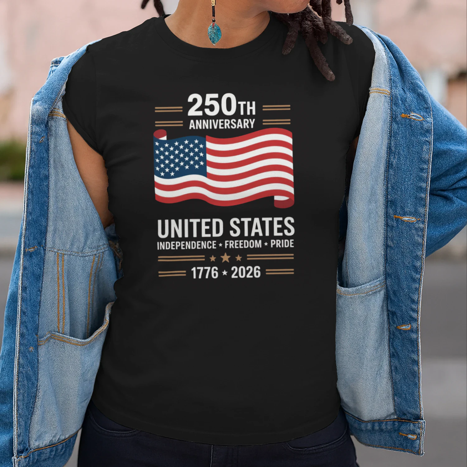 250 Anniversary USA 4th of July Patriotic 250 Years 
