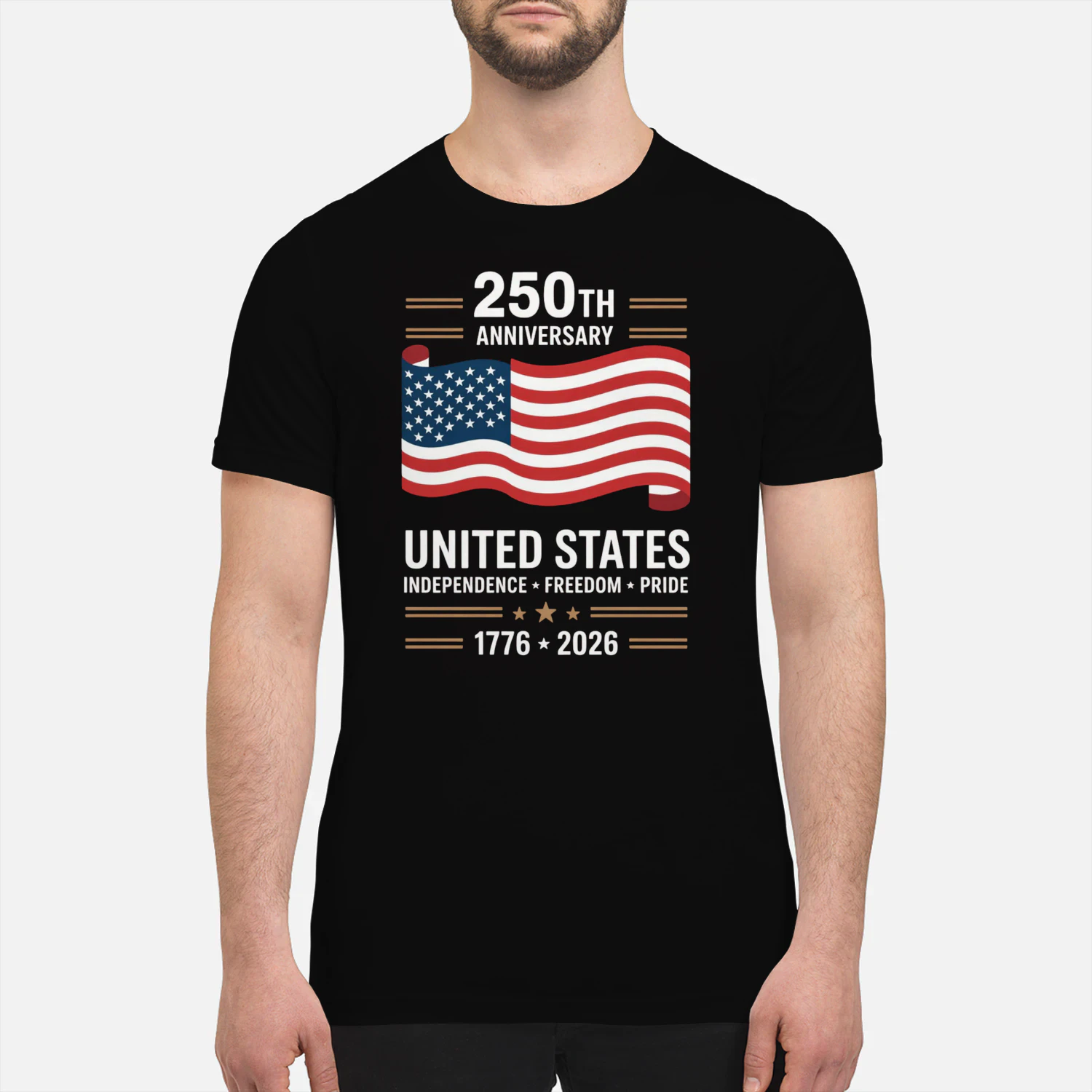 250 Anniversary USA 4th of July Patriotic 250 Years 