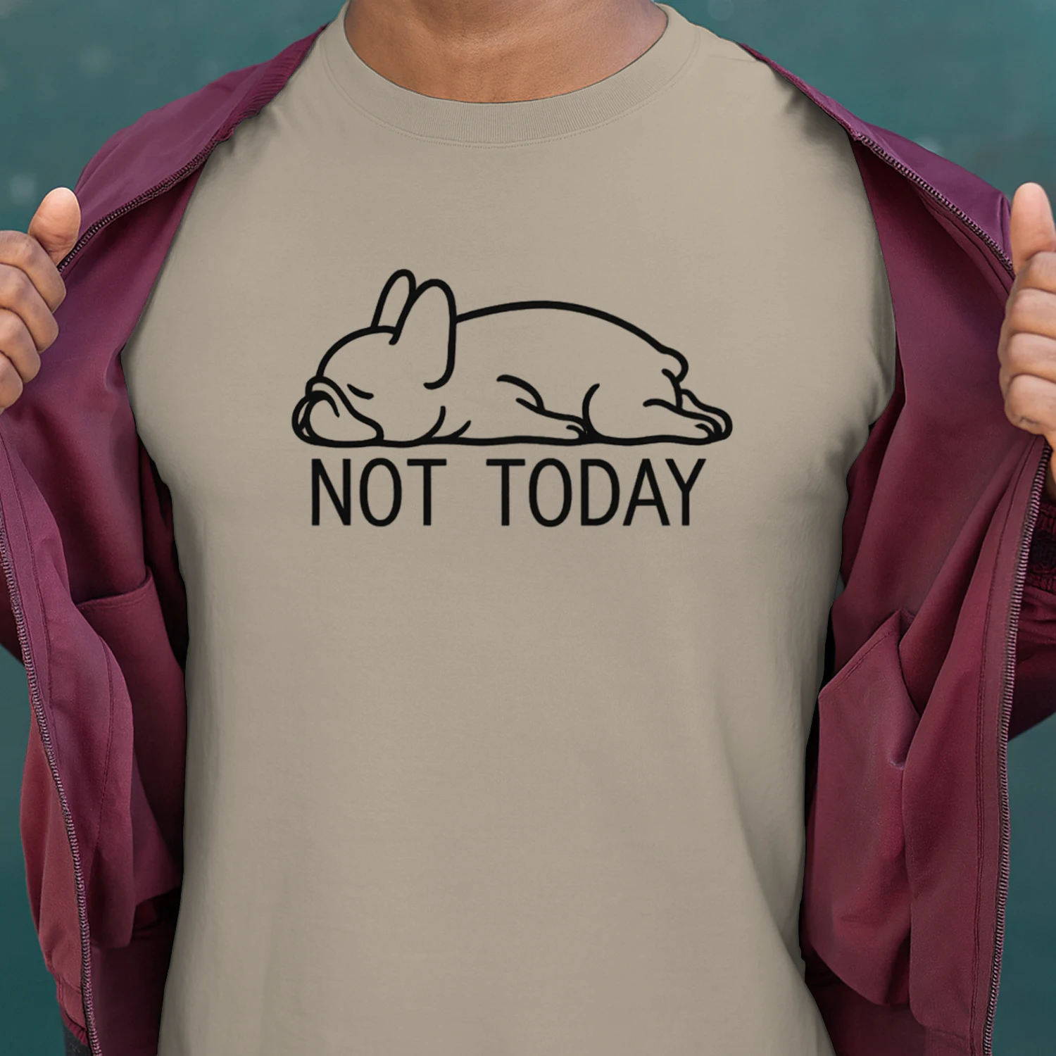 Not Today – Lazy Dog T-Shirt