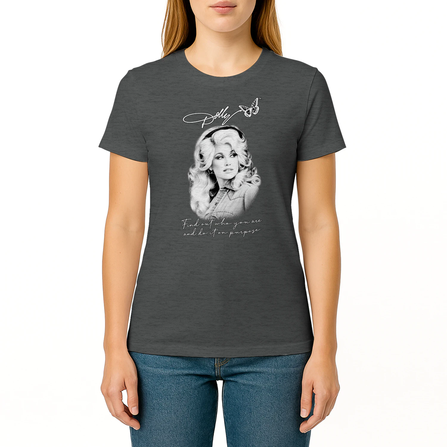 Dolly Parton Vintage Portrait T-Shirt – Inspirierendes Retro Design
